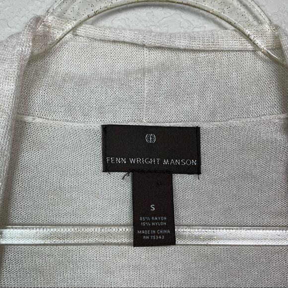 FENN WRIGHT MASON Striped Cardigan Sz S - Picture 4 of 6